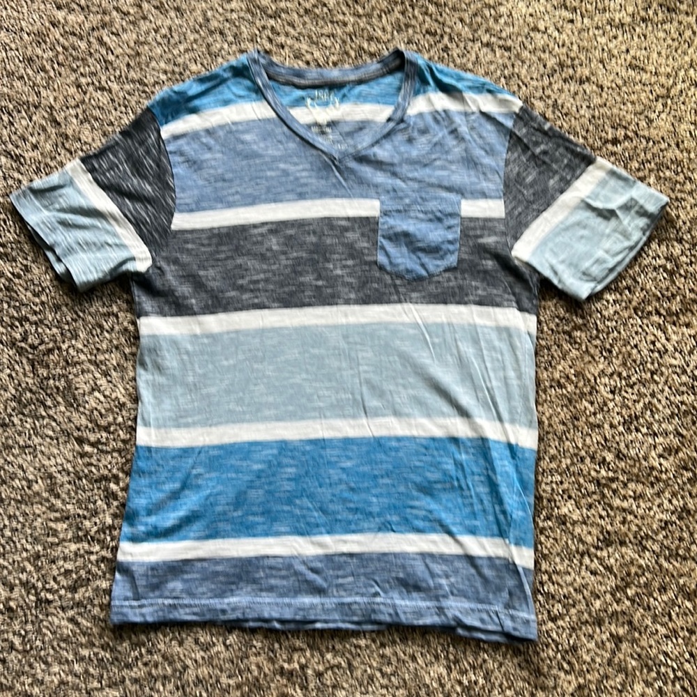 1897 Men’s Short Sleeve Tee, Size Medium, Blue, Grey, White